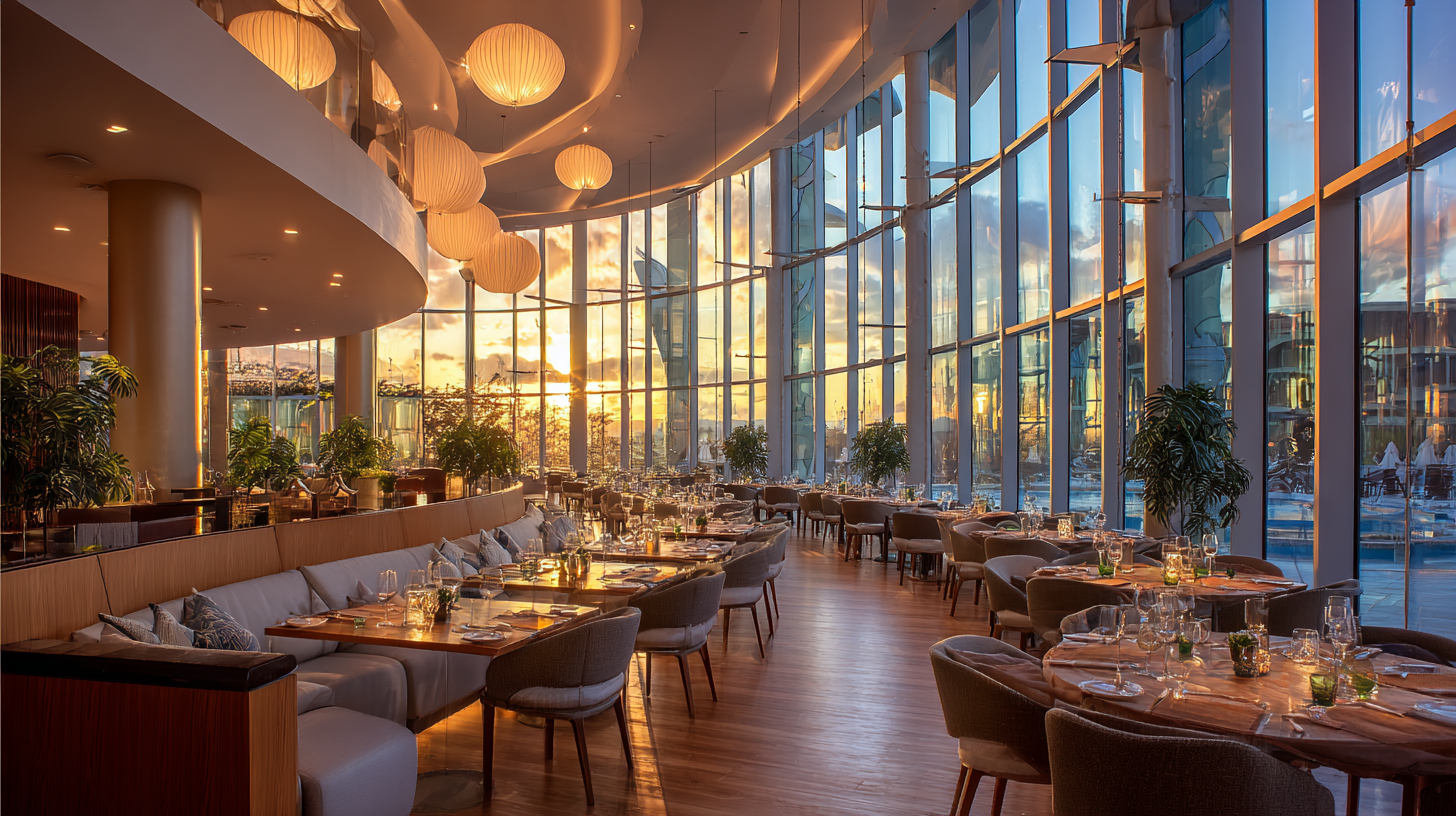 Luxurious casino interior with vibrant slot machines